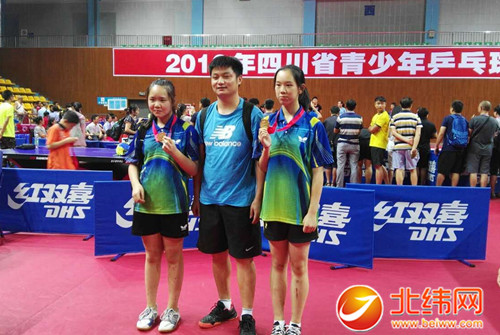 我市选手获得省青少年乒乓球锦标赛女子乙组冠军
