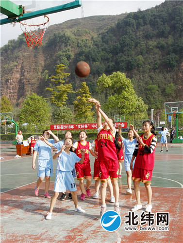 荥经县2018年“文轩杯”中小学生篮球运动会闭幕