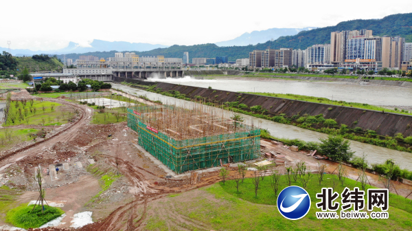 滨江文化绿廊项目施工有序推进